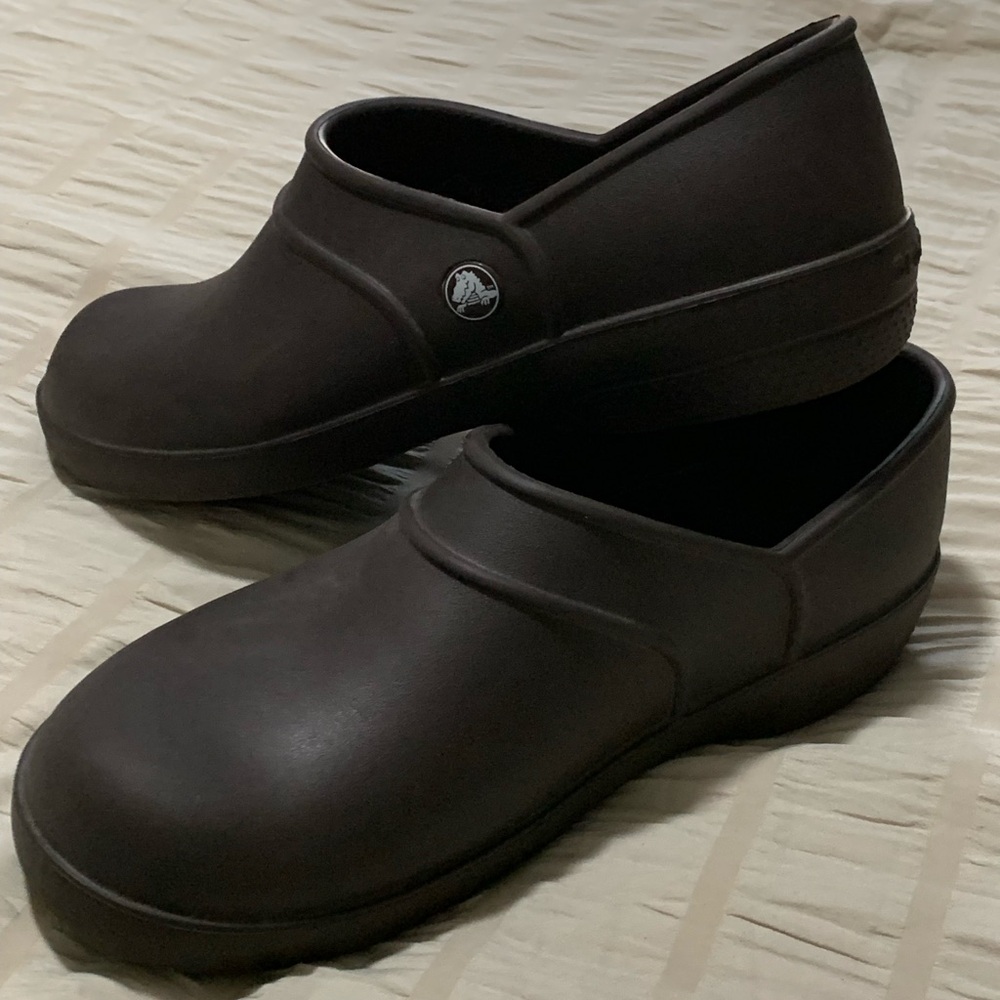 CROCS Dark Brown Mules & Clogs
